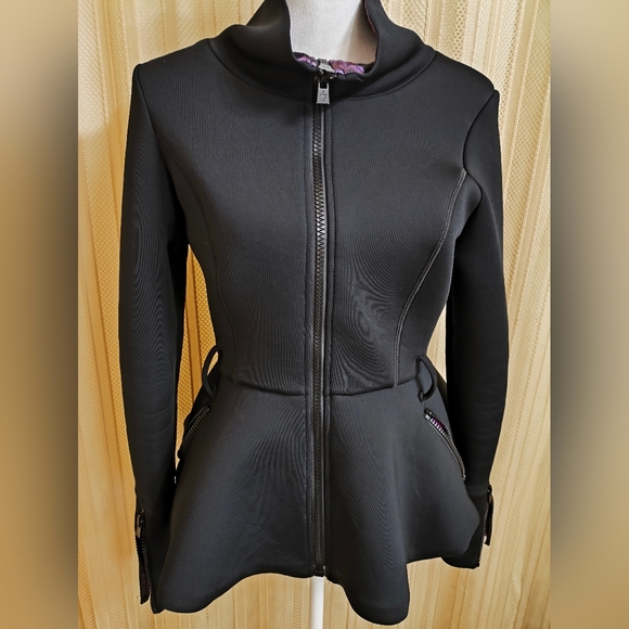 Pop Flex Peplum Neoprene Jacket 8 - Picture 3 of 5